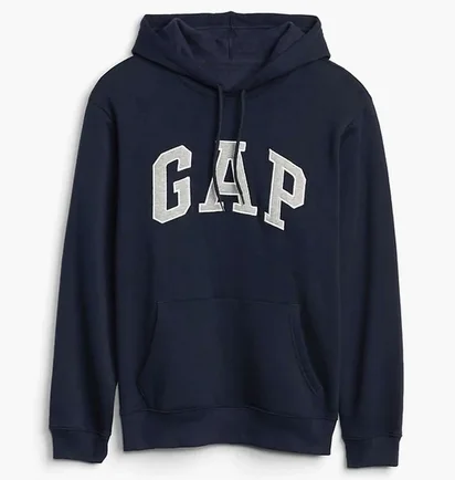 Худі чоловіче Gap Logo Fleece Hoodie Royal Teal Blue 510981521
