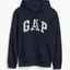 Худі чоловіче Gap Logo Fleece Hoodie Royal Teal Blue 510981521