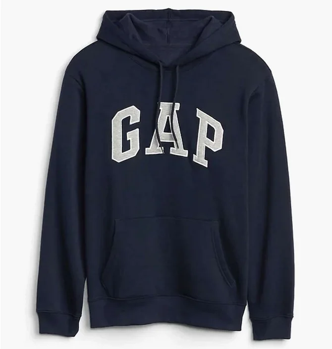 Худі чоловіче Gap Logo Fleece Hoodie Royal Teal Blue 510981521