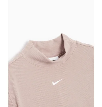 Футболка женская Nike Sportswear Essentials Rib Mock Neck Top Peach DV7958-272