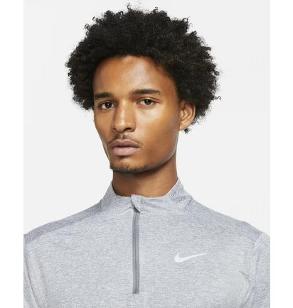 Кофта чоловіча Nike Mens 1/4-Zip Running Top Grey Dd4756-084
