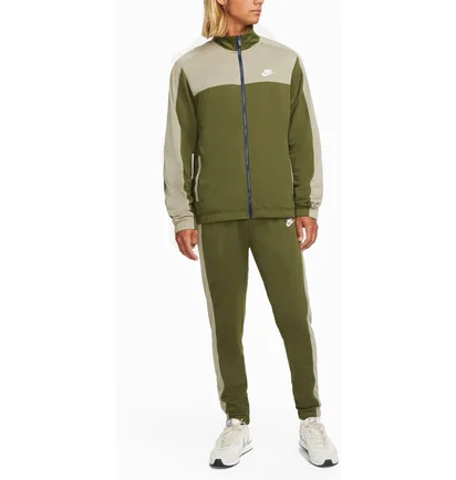 Спортивный костюм мужской Nike M Nsw Spe Pk Trk Suit Green DM6843-326