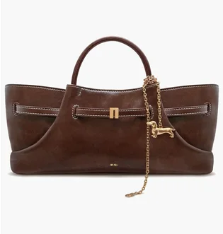Сумка женская JW PEI Maeve Dachshund Metal Charm Tote Bag Brown BB2025BG134074JWP