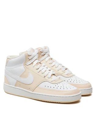 Кросівки жіночі Nike Court Vision Mid White/Beige CD5436-800