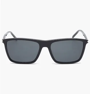Солнцезащитные очки мужские SAINT LAURENT Grey/Black SL-668-001-56