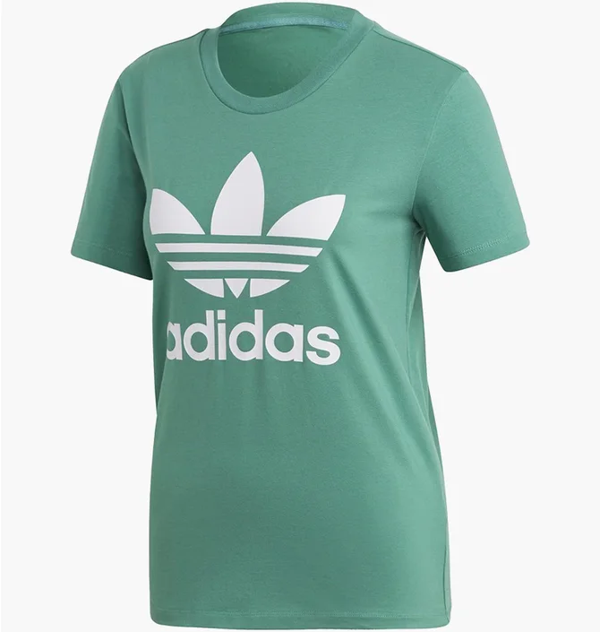 Футболка женская Adidas Trefoil Tee Green FM3300