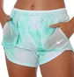 Шорты женские Nike Tempo Luxe Icon Clash Green/White CZ9638-342