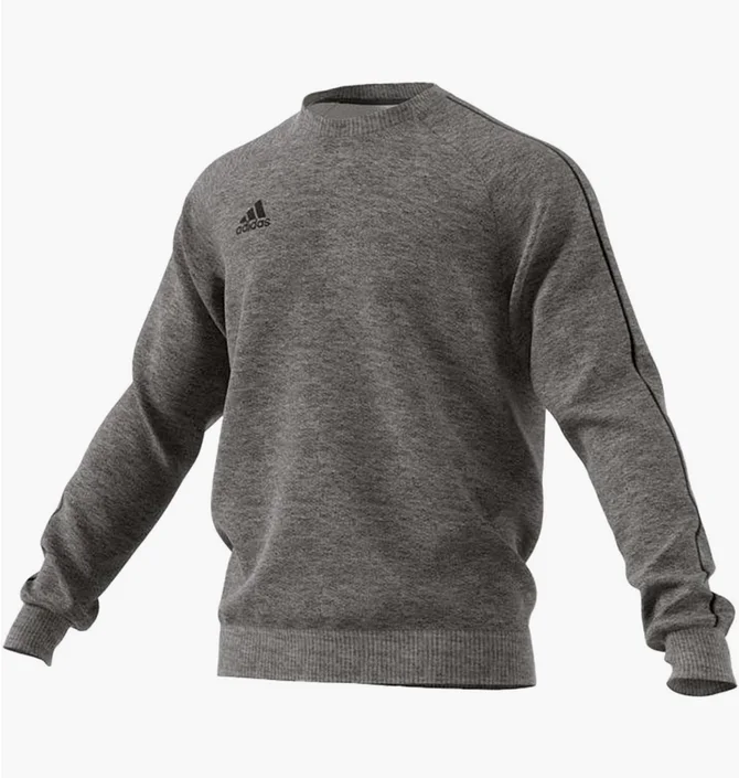 Свитшот мужской Adidas Sweatshirt Core 18 Sweat Top Grey CV3960