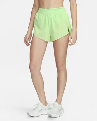 Шорти жіночі Nike Aeroswift Dri-Fit Adv Mid-Rise Brief-Lined 3 Running Shorts Green FN2328-376