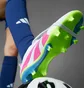 Бутсы унисекс Adidas Predator League L Fg White/Pink ID1320