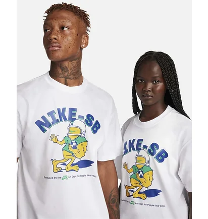 Футболка унісекс Nike T-Shirt Sb White FJ1165-100