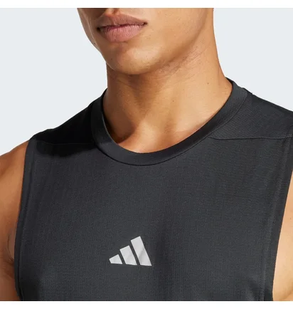 Майка мужская Adidas Designed For Training Workout Heat.Rdy Tank Black IS3708