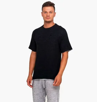 Футболка мужская Nike Jsw Wings Lite S/S Fleece Crew Black Ah4874-032