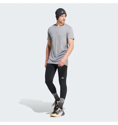 Леггинсы мужские Adidas Ultimate Running Conquer The Elements Aeroready Warming Leggings Black IJ9088
