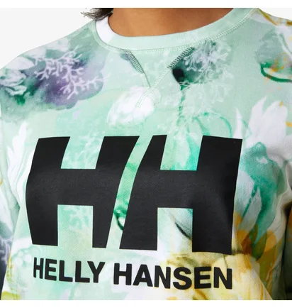 Свитшот женский Helly Hansen Logo Crew Sweat Esra Turquoise 34261-406