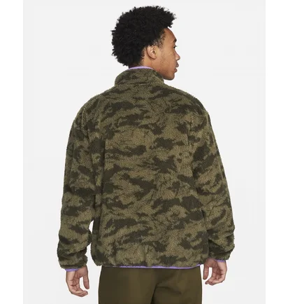 Кофта чоловіча Nike Club+ Winter Camo/Green Dq4884-542