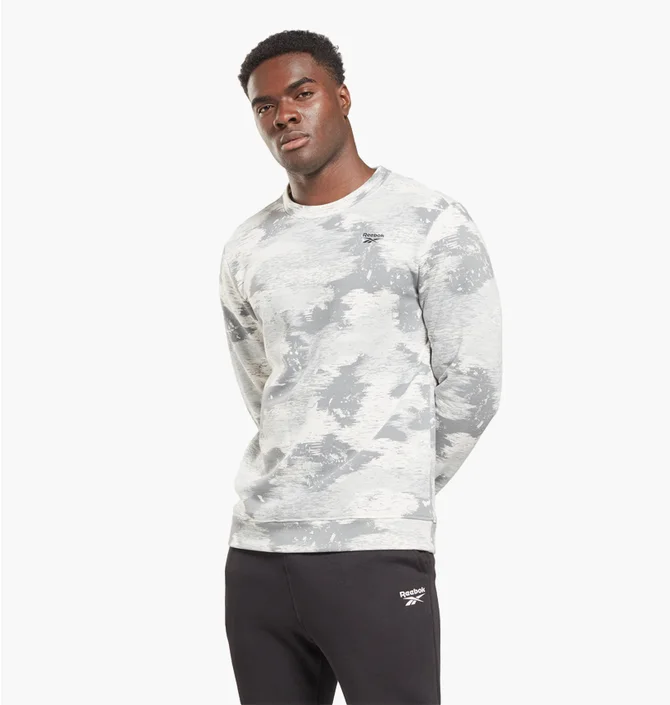 Світшот чоловічий Reebok Identity Modern Camo/White Hs9425
