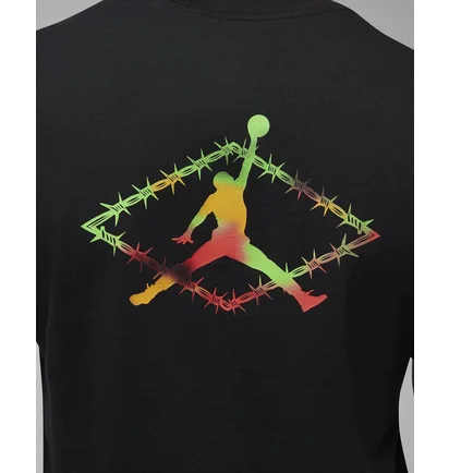 Футболка мужская Air Jordan Flight Mvp Barbed Wire Graphic T-Shirt Black Dv1443-010