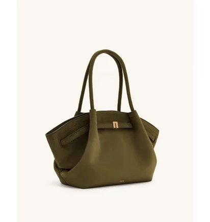 Сумка жіноча JW PEI Hana Medium Faux Suede Tote Bag Olive BB2024BG92786JWP