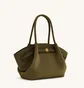 Сумка жіноча JW PEI Hana Medium Faux Suede Tote Bag Olive BB2024BG92786JWP