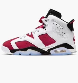 Кросівки дитячі Air Jordan 6 Retro Carmine White/Red 384665-106