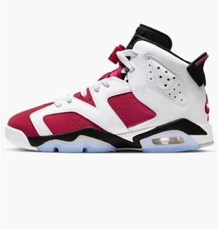 Кросівки дитячі Air Jordan 6 Retro Carmine White/Red 384665-106