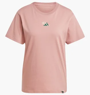 Футболка жіноча Adidas Lounge Mini Graphic Peach JJ4084