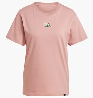 Футболка женская Adidas Lounge Mini Graphic Peach JJ4084