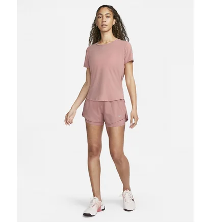 Футболка женская Nike Dri-Fit Uv One Luxe Standard Fit Short-Sleeve Top Peach DD0618-618