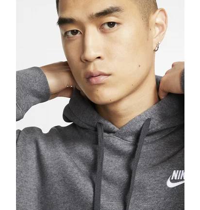 Худі чоловіче Nike M Nsw Club Hoodie Po Bb Grey BV2654-071