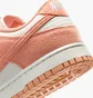 Кроссовки женские Nike Dunk Low White/Peach HJ7673-003