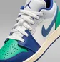 Кроссовки детские Air Jordan 1 Low Big Kids Blue/Green 553560-147