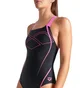 Купальник женский Arena Graphic Swimsuit Swim Pro Back Black 009024-590