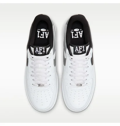 Кросівки чоловічі Nike Air Force 1 07 Lv8 Black/White IB6847-100