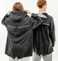 Вітровка унісекс Rains Jackets Black 1201-BLACKREFLECTIVE