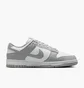 Кросівки жіночі Nike Dunk Low White/Grey DD1873-113