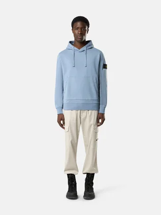 Худі чоловіче Stone Island Regular-Fit Light Blue L1S156100062-S0051-V0041