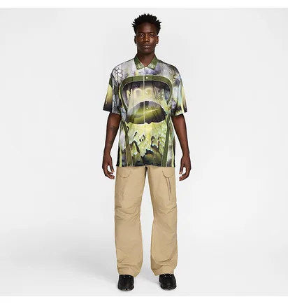 Футболка мужская Nike Nocta Opal MenS Button-Down Short-Sleeve Top Multi FV1939-378