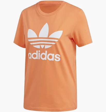 Футболка женская Adidas Trefoil Tee Orange FM3295