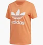 Футболка женская Adidas Trefoil Tee Orange FM3295