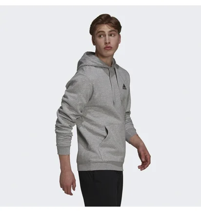 Худи мужское Adidas Essentials Fleece Hoodie Grey H12213