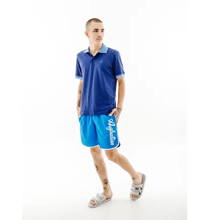 Поло чоловіче AUSTRALIAN Lines Polo Pique El R-Fit Blue LSUPO0010-842