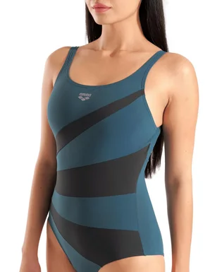 Купальник жіночий Arena Isabella Swimsuit Wing Back C Turquoise/Black 010814-651