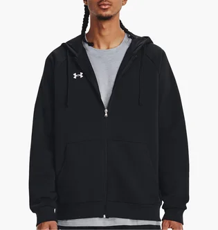 Толстовка мужская Under Armour Hooded Sweatshirt Ua Rival Fleece Fz Hoodie-Blk Black 1379767-001