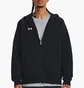 Толстовка мужская Under Armour Hooded Sweatshirt Ua Rival Fleece Fz Hoodie-Blk Black 1379767-001