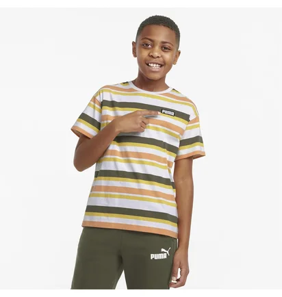 Футболка детская Puma Alpha Striped Multi 847293-02