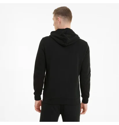 Толстовка чоловіча Puma Essentials Full-Zip Logo Black 586702-01