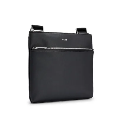 Сумка мужская Boss With Foil-Print Logo Black 50483567