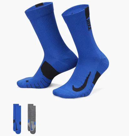 Носки унисекс Nike Multiplier Ankle Sock Blue (2 пары) Sx7557-937