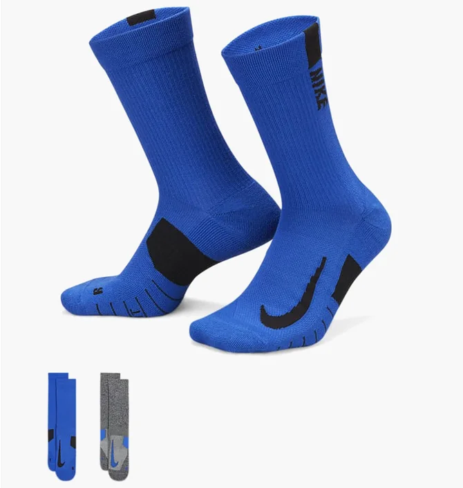 Носки унисекс Nike Multiplier Ankle Sock Blue (2 пары) Sx7557-937